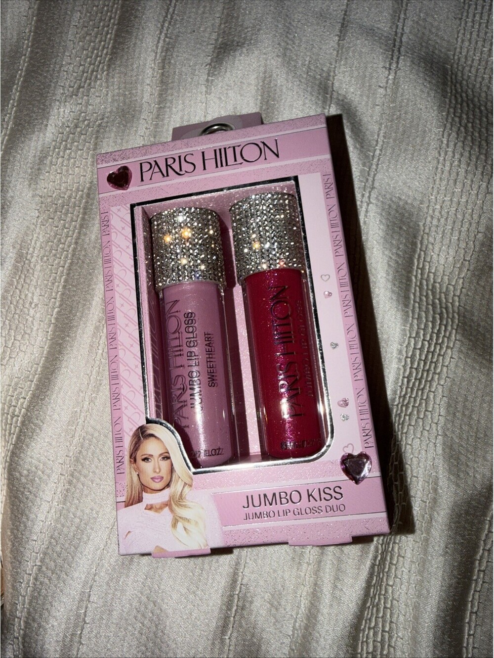 Paris Hilton Jumbo Kiss Lip Gloss duo